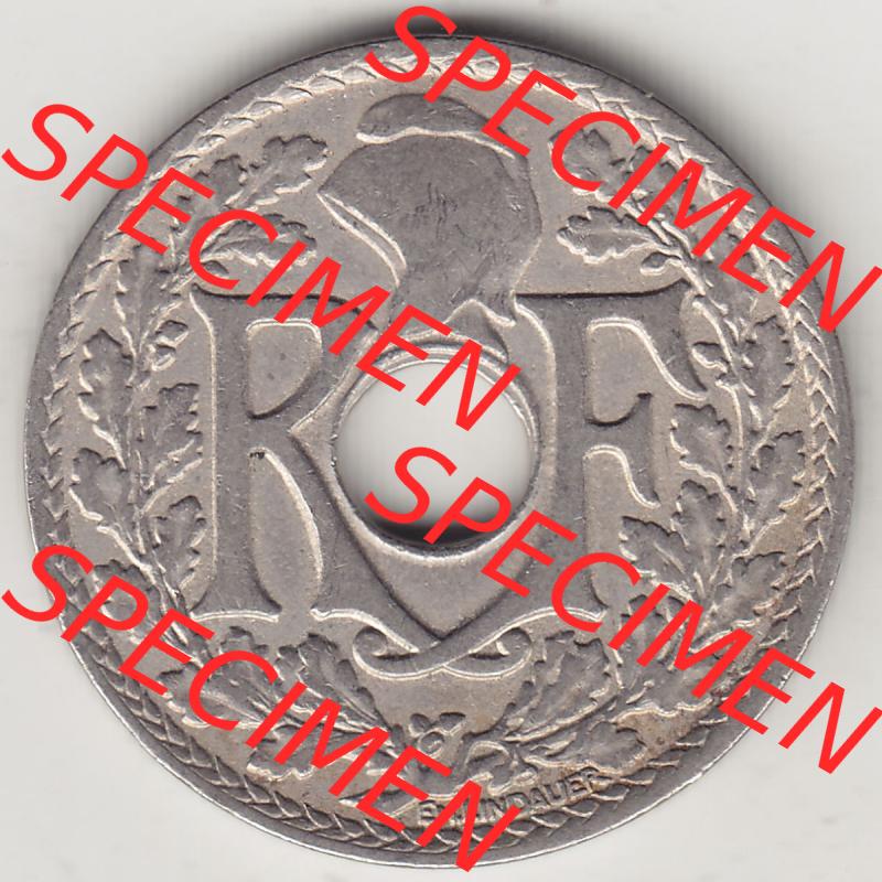 Münzen Frankreich Eurovorläufer, Umlaufmünze vor Euroeinführung 1917-1937, 25 Cmes, Centimes 1924-1 LIBERTE EGALITE FRATERNITE. Vorderseite einer Münze... Sammlung