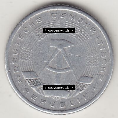 Münzen Deutschland DDR 1958-1990, A 50 Pfennig 1958-1 der DDR-Mark. Vorderseite einer 50 Pfennig Münze / Umlaufmünze aus Deutschland der ehemaligen DDR in Europa als Digitales... Sammlung