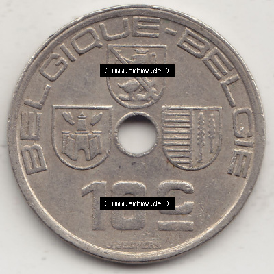 Alte Münzen KMS Belgien, Kursmünzensatz - Zusammenstellung 1938-1940, mit Münze 1938-1939, 10 C, Centime, BELGIQUE - BELGIE... Sammlung