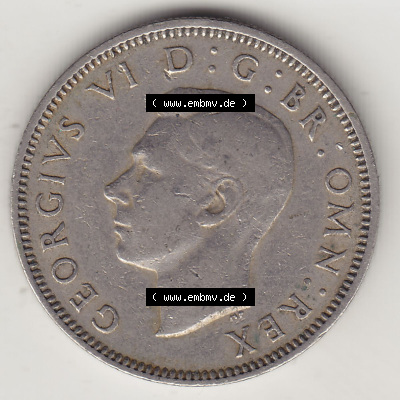 Münzen Großbritannien Eurovorläufer, Umlaufmünze vor Euroeinführung 1949-1951, 1 One Schilling - Shilling, 1949 (Stück 1)... Sammlung