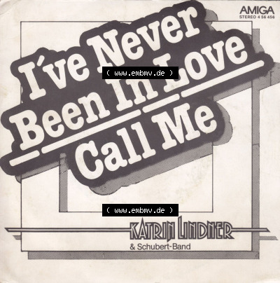 Amiga Schallplatten: Amiga 1980, Katrin Lindner und Schubert-Band mit I've Never Been In Love und Call Me. Vorderseite der Schallplatte... Sammlung