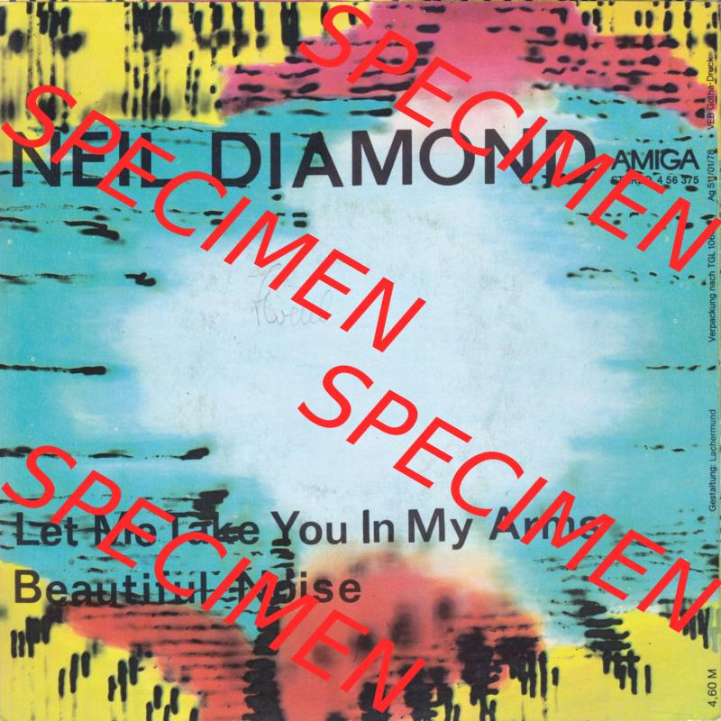 Amiga Schallplatten: Amiga 1979, Neil Diamond - Let Me Take You In My Arms und Beautiful Noise. Vorderseite der Schallplatte aus privater Sammlung, verwalte deine Schallplatten-Sammlung... Sammlung