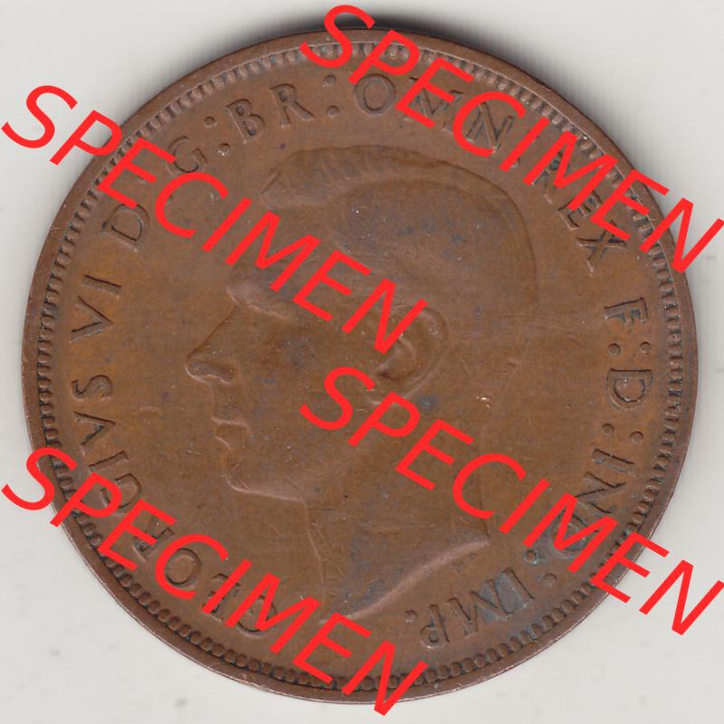 Münzen Großbritannien Eurovorläufer, Umlaufmünze vor Euroeinführung 1937-1948. 1 One Penny 1948-2, George VI, GEORGIVS VI DGBROMNREX FDINDIMP.... Sammlung