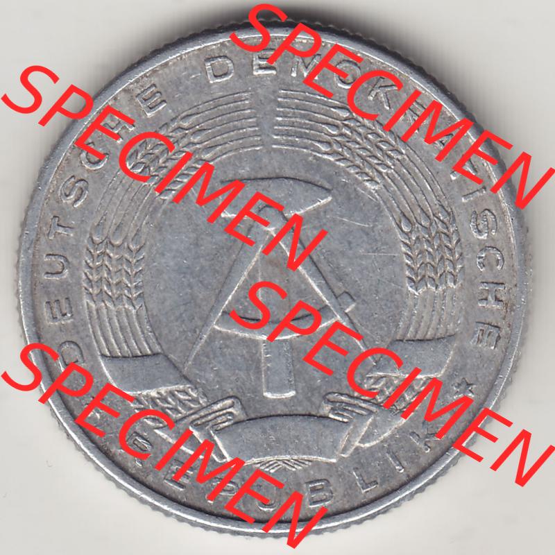 Münzen Deutschland DDR 1957-1957, A 2 Deutsche Mark 1957-1. Vorderseite einer 2 Mark Münze / Umlaufmünze aus Deutschland der ehemaligen DDR in Europa als Digitales Bild... Sammlung