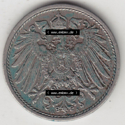 Münzen Deutschland 1871-1918 Kaiserreich 1890-1916, 10 Pfennig A, 1911 (2) Sammlung