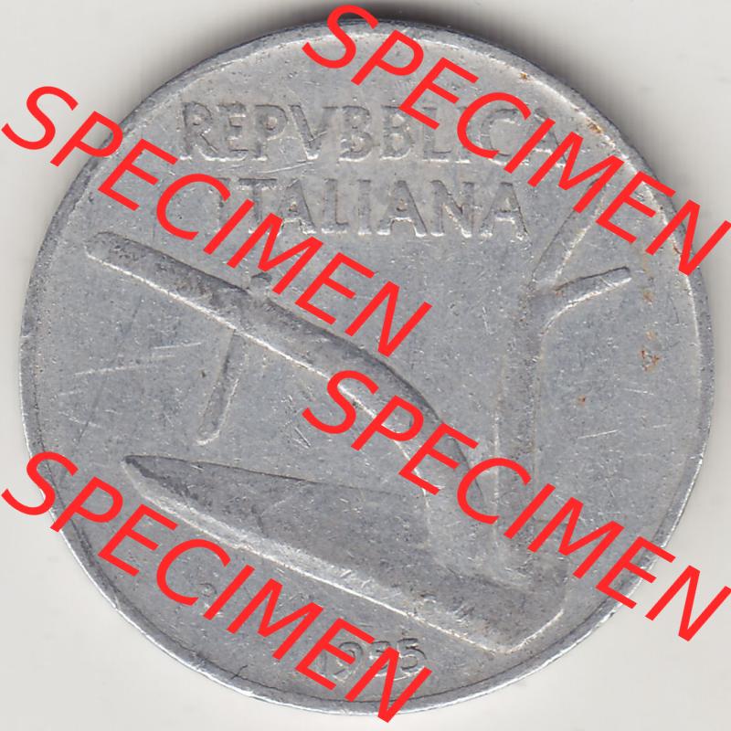 Münzen Italien / Italia Eurovorläufer, Umlaufmünze vor Euroeinführung 1951-2001, 10 Lire 1955-2. Vorderseite einer Münze aus Europa als Digitales Bild /... Sammlung
