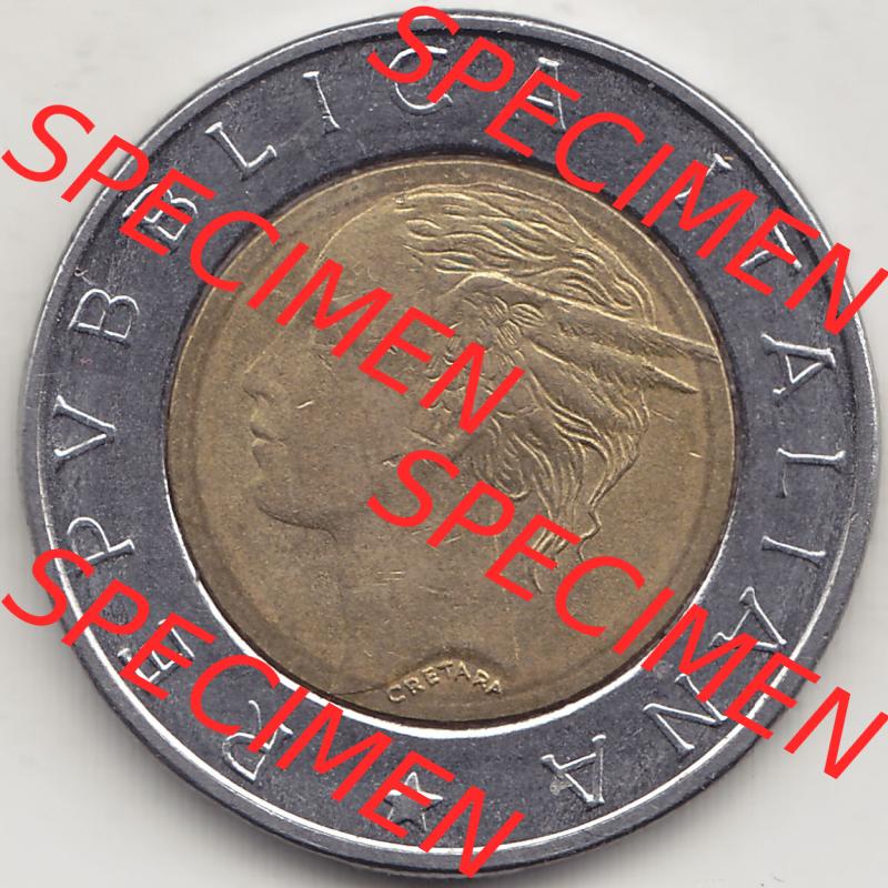 Münzen Italien / Italia Eurovorläufer, Gedenkmünze vor Euroeinführung 1994-1994, 500 Lire, 500. Geburtstag von Luca Pacioli (1494-1994)-2.... Sammlung