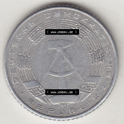 Münzen Deutschland DDR 1958-1990, A 50 Pfennig 1971 (Stück 3) der DDR-Mark. Vorderseite einer 50 Pfennig Münze / Umlaufmünze... Sammlung