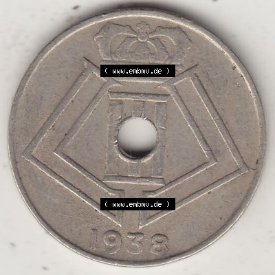 Alte Münzen KMS Belgien, Kursmünzensatz - Zusammenstellung 1938-1940, mit Münze 1938-1939, 10 C, Centime, BELGIQUE - BELGIE 1938-1. Rückseite der... Sammlung