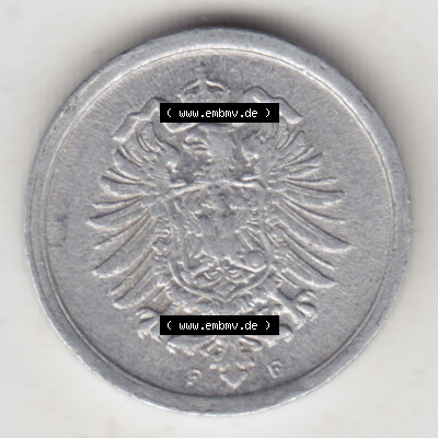 Münzen Deutschland 1918-1932 Weimarer Republik 1916-1918, 1 Pfennig F, 1917 IV (2) Sammlung