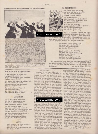 Der wahre Jacob 1908 Satire im deutschen Kaiserreich Nr. 562, 5699, Man kann es der preußischen Regierung nie recht machen (1) Sammlung