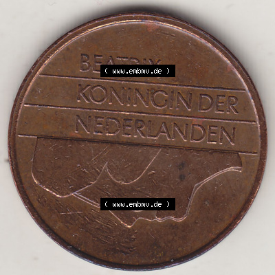 Münzen Niederlande / Netherlands Eurovorläufer, Umlaufmünze vor Euroeinführung 1982-2001, 5 Ct Cent 1985 (Stück 3) Königin... Sammlung