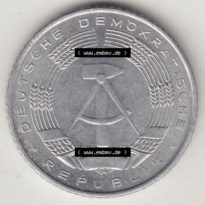 Münzen Deutschland DDR 1958-1990, A 50 Pfennig 1971-2 der DDR-Mark. Vorderseite einer 50 Pfennig Münze / Umlaufmünze aus Deutschland der ehemaligen DDR in Europa als Digitales... Sammlung