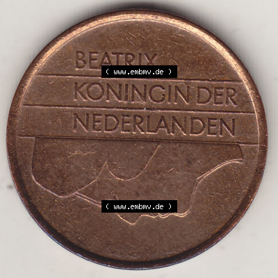Münzen Niederlande / Netherlands Eurovorläufer, Umlaufmünze vor Euroeinführung 1982-2001, 5 Ct Cent 1982, Königin Beatrix... Sammlung