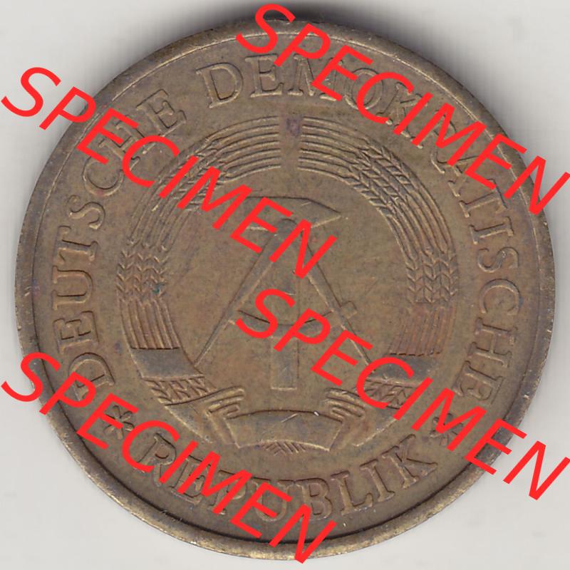 Münzen Deutschland DDR 1969-1990, 20 Pfennig 1971-1, DDR-Telefonmünze. Vorderseite einer 20 Pfennig Münze / Umlaufmünze in der DDR auch als Telefonmünze... Sammlung
