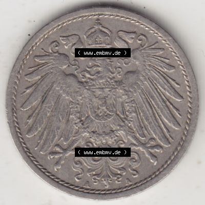 Münzen Deutschland 1871-1918 Kaiserreich 1890-1916, 10 Pfennig A, 1913 II (2) Sammlung