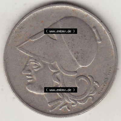 Münzen Griechenland Eurovorläufer, Umlaufmünze vor Euroeinführung 1926-1926, 2 Drachmen, Ayo Apaxmai 1926 (Stück 1) (2) Sammlung