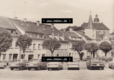 Alte Fotos von Stadt Frauenstein in Mittelsachsen, Platz des Friedens. Alter und echter original Foto-Abzug aus einer Fotomappe,... Sammlung
