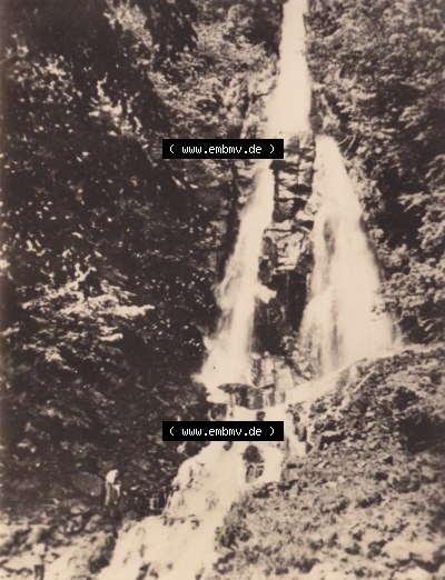 Alte Fotos von Großen Inselsberg in Thüringen Trusetaler Wasserfall bei Brotterode Thür. Wald. Alter und echter original Foto-Abzug... Sammlung