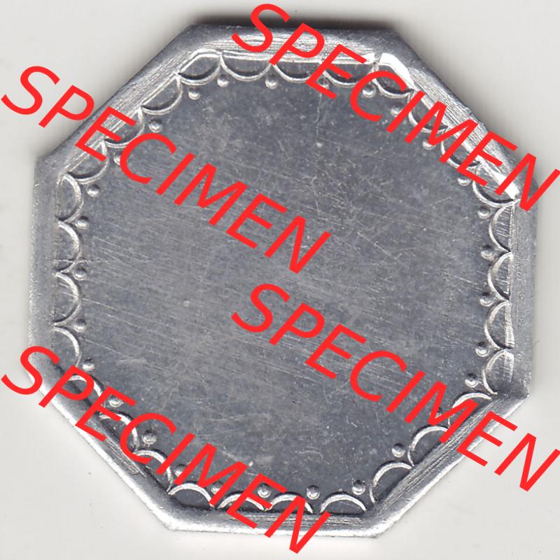 Alte Wertmarken Allgemein Weinmarke II.. Rückseite einer Wertmarke. Das digitale Bild der Wertmarke dürfen private Sammler für sich und der Nutzung auf der eigenen Webseite... Sammlung