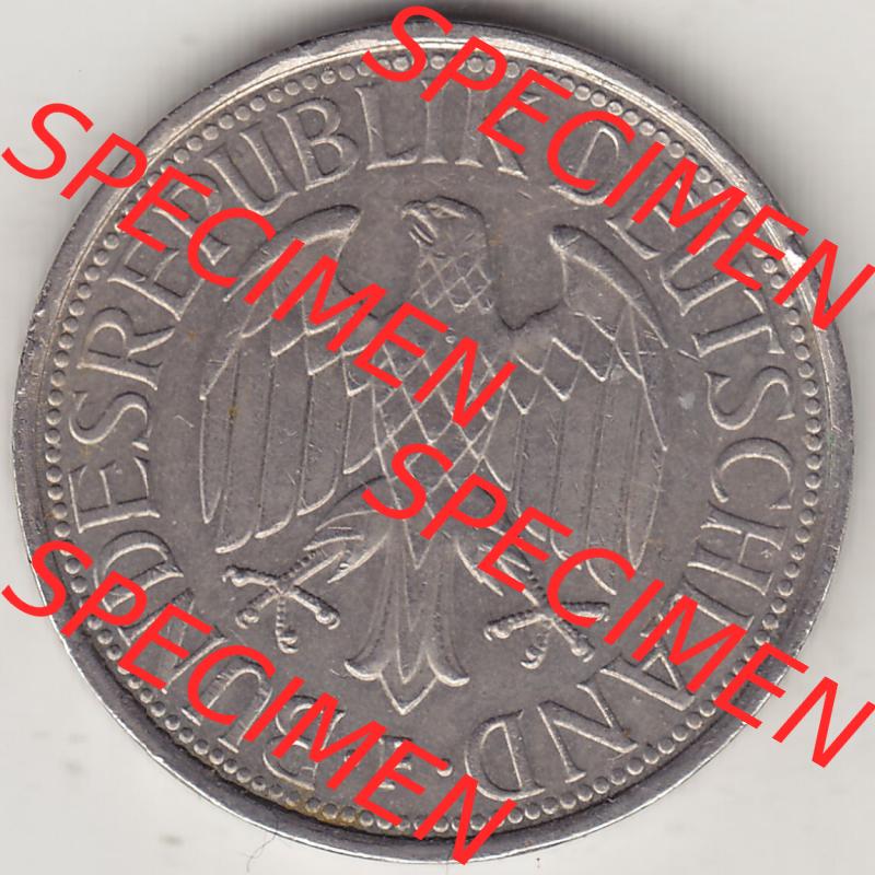 BRD Münzen 1 DM, Umlaufmünze 1950-2001, 1 DM Deutsche Mark, 1992 F-1 (1) Sammlung