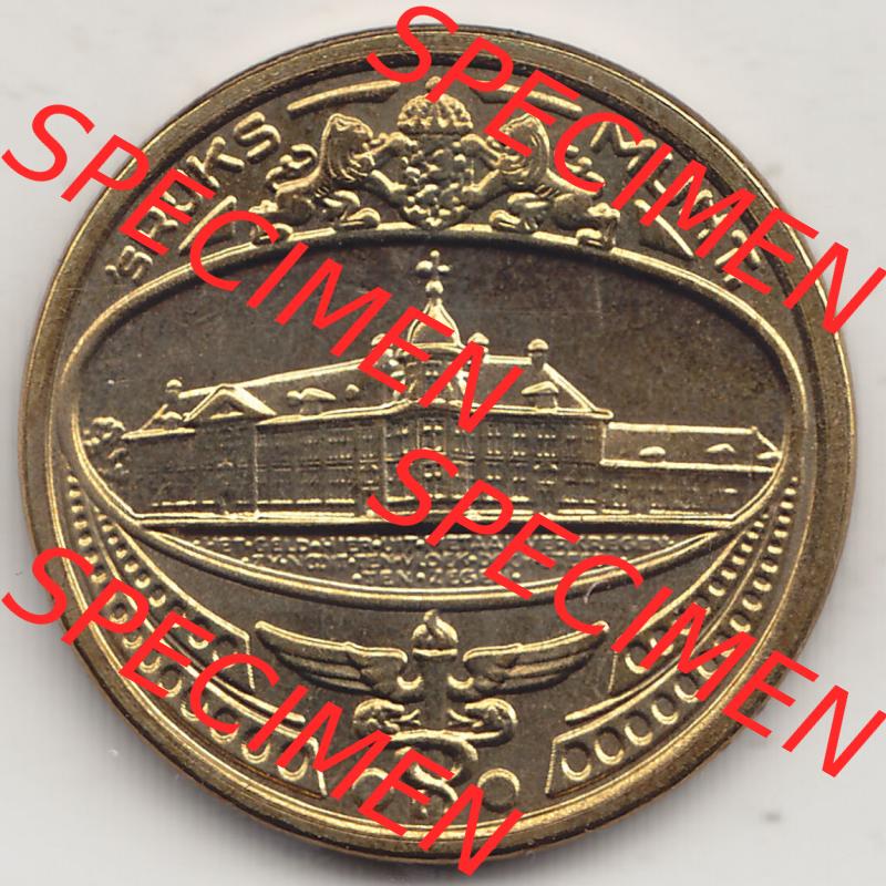 Aus offiziellen Münzensatz / KMS 1977 Niederlande 1977-1977, Medaille aus Kzursmünzensatz 1977. Vorderseite der Münze aus den Niederlanden Sammlung