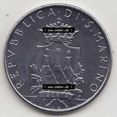 Aus offiziellen Münzensatz / KMS 1979 San Marino vor Euro 1979-1979, 100 Lire, J.P. LIBERTAS REPVBBLICA DI S. MARINO L.100 (1) Sammlung