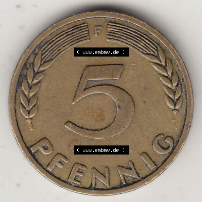 Münzen Deutschland 5 Pfennig-Deutsche Mark 1949-1949, 5 Pfennig, 1949 F-1 (2) Sammlung