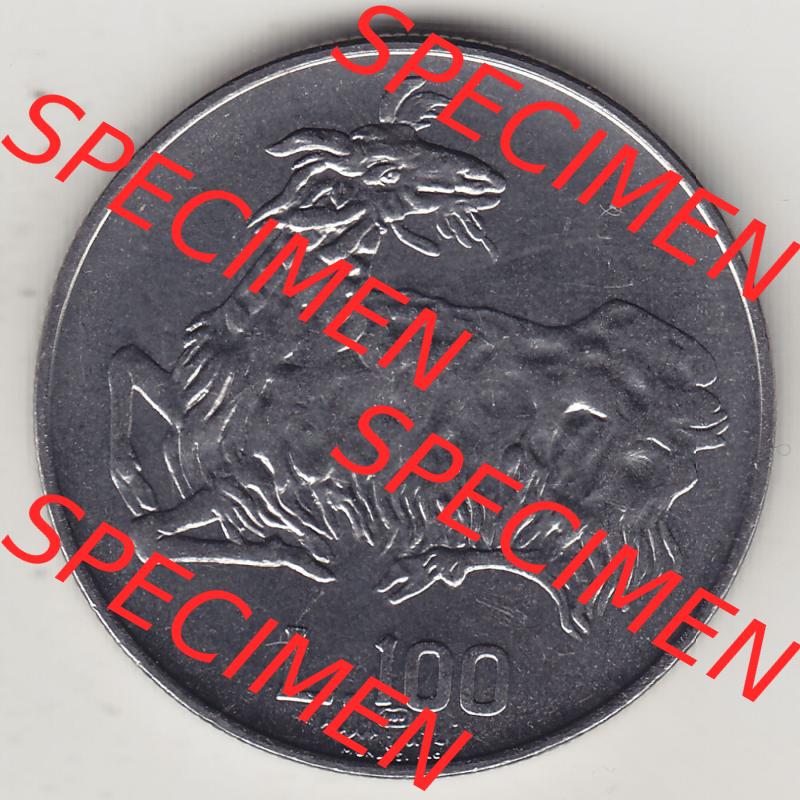 Aus offiziellen Münzensatz / KMS 1974 San Marino vor Euro 1974-1974, 100 Lire, L.100 MINGUZZI MONASSI INC. (2) Sammlung