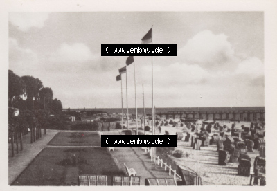 Alte Fotos von Seebad Bansin in Mecklenburg-Vorpommern 1954, Strandpromenade 5673. Alter und echter original Foto-Abzug aus einer... Sammlung