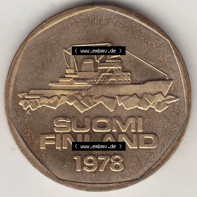 Münzen Finnland / SUOMI Eurovorläufer, Umlaufmünze vor Euroeinführung 1978-1978, Stempelglanz 1972-1978, 5 finnische Mark, Markkaa, 1978-1.... Sammlung