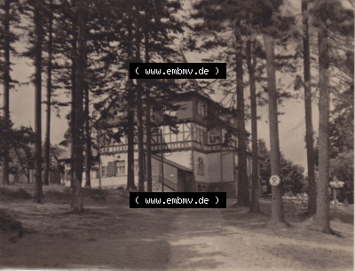 Alte Fotos von Großen Inselsberg in Thüringen Spießberghaus, bei Fridrichroda Thür. Wald. Alter und echter original Foto-Abzug... Sammlung