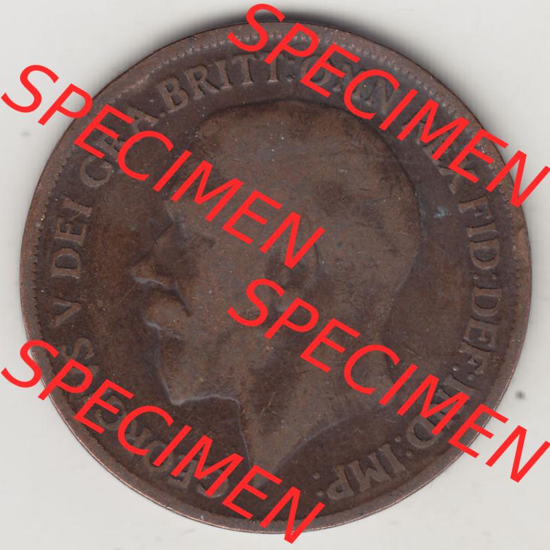 Alte Münzen Großbritannien Eurovorläufer, Umlaufmünze vor Euroeinführung 1911-1926, 1 Penny, One Penny, 1918-1, B.M. GEORGIVS V DEI... Sammlung