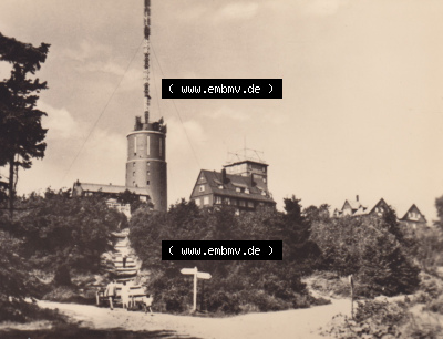 Alte Fotos von Großen Inselsberg in Thüringen Großer Inselberg Thür. Wald . Alter und echter original Foto-Abzug aus einer... Sammlung