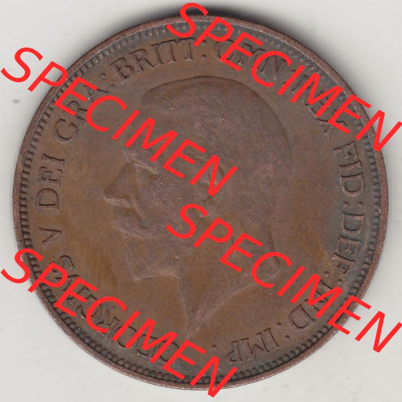 Münzen Großbritannien Eurovorläufer, Umlaufmünze vor Euroeinführung 1928-1936, 1 One Penny, 1936-3, George V. BM GEORGIVS V DEI GRABRITTOMNREX FIDDEFINDIMP.... Sammlung
