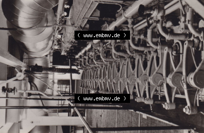 Alte Fotos von Fährschiff Sassnitz / Saßnitz in Mecklenburg-Vorpommern 1959, 7) Das Herz des Schiffes Saßnitz, der Maschinenraum... Sammlung