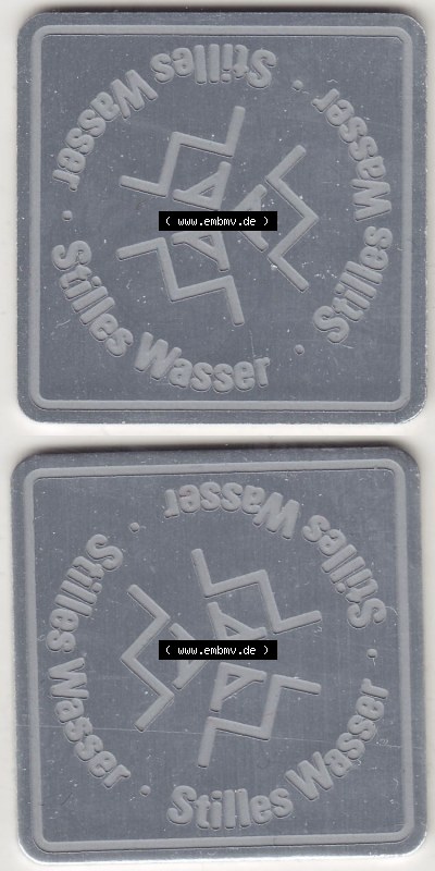 Alte Wertmarken Allgemein Wassermarke, Stilles Wasser. Vorderseite und Rückseite vertikal untereinander zusammengefügt für... Sammlung