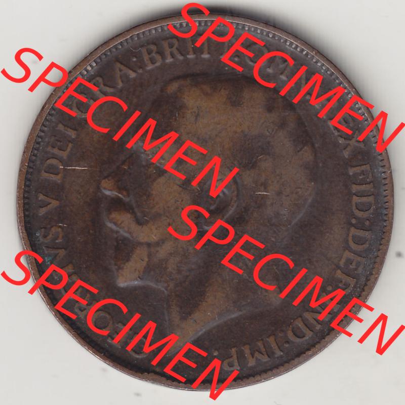 Alte Münzen Großbritannien Eurovorläufer, Umlaufmünze vor Euroeinführung 1911-1926, 1 Penny, One Penny, 1912-1, B.M. GEORGIVS V DEI... Sammlung