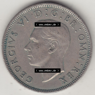 Alte Münzen Großbritannien Eurovorläufer, Umlaufmünze vor Euroeinführung 1947-1948, 2 Schilling-Florin, Two Shillings, 1947... Sammlung