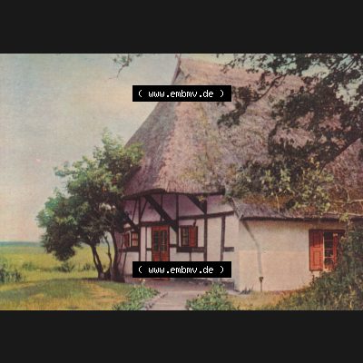 Alte Fotos von Ostseebad Ahrenshoop Lithografien in Mecklenburg-Vorpommern 2. Dornenhaus. Alter und echter original Foto-Abzug aus einer Fotomappe, welche zu DDR-Zeiten an Urlauber... Sammlung