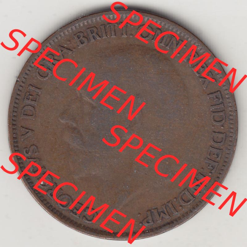 Münzen Großbritannien Eurovorläufer, Umlaufmünze vor Euroeinführung 1927-1927, 1 One Penny, 1927-2, George V, BM GEORGIVS V DEI GRABRITTOMNREX FIDDEFINDIMP.... Sammlung