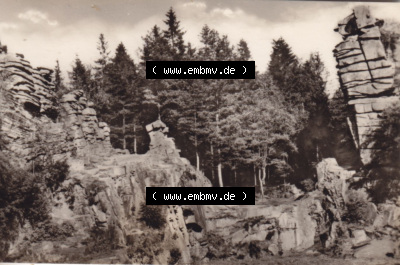 Alte Fotos von Ehrenfriedersdorf Greifensteine in Kreis Erzgebirgskreis zu DDR-Zeiten, 1969, Greifensteine - Naturbühne. Alter... Sammlung