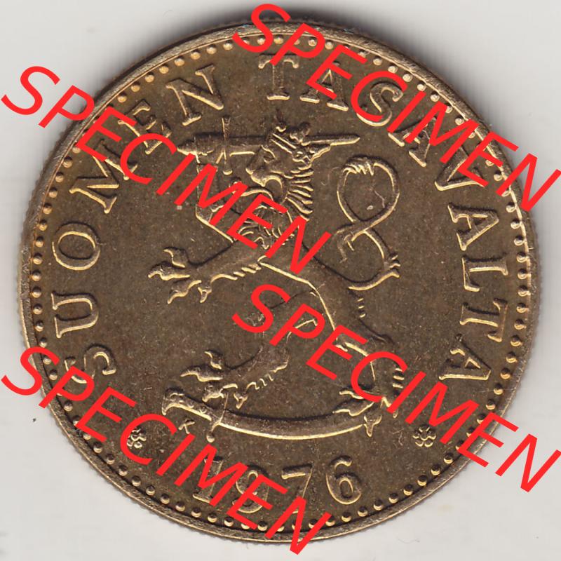 Münzen Finnland / SUOMI Eurovorläufer, Umlaufmünze vor Euroeinführung 1963-1990, 50 Penny Penniä 1976, SUOMEN TASAVALTA (1) Sammlung