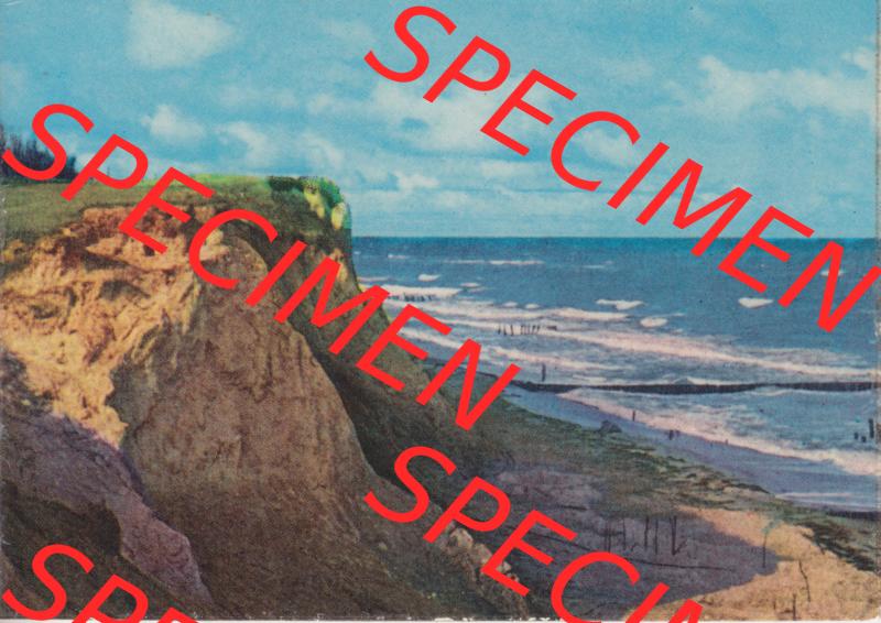 Alte Fotos von Ostseebad Ahrenshoop Lithografien in Mecklenburg-Vorpommern 3. Am Hohen Ufer. Alter und echter original Foto-Abzug aus einer Fotomappe, welche zu DDR-Zeiten an Urlauber... Sammlung