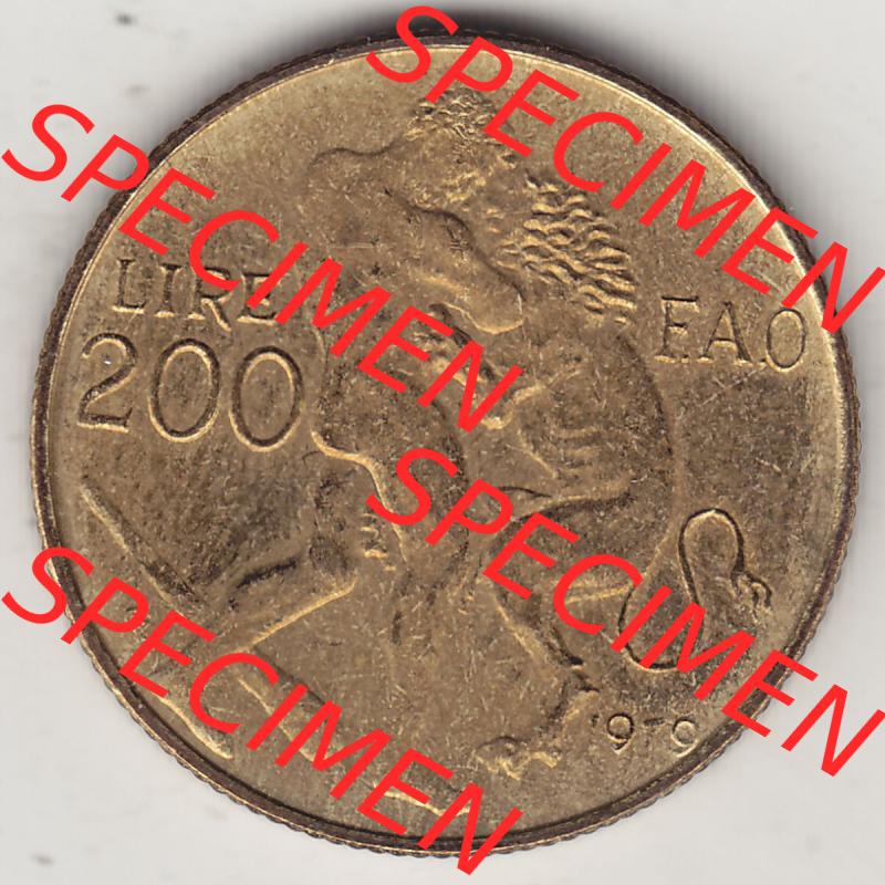 Aus offiziellen Münzensatz / KMS 1979 San Marino vor Euro 1979-1979, 200 Lire, L.200, J. V. LIBERTAS REPVBBLICA DI S. MARINO, 1979 L.200... Sammlung
