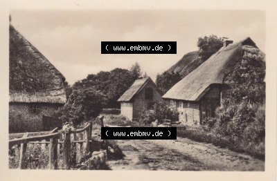 Insel Rügen allgemein in Mecklenburg-Vorpommern, Dorfstraße in Großzicker Sammlung