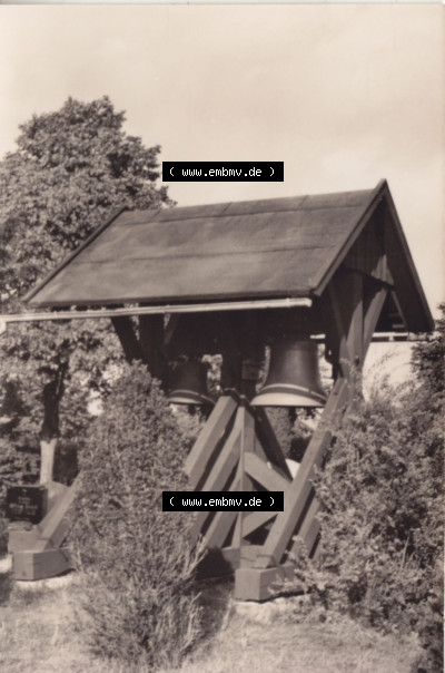 Alte Fotos von Ostseebad Zingst in Mecklenburg-Vorpommern B 8-63, Glockenstübel der evangelischen Kirche. Alter und echter original... Sammlung