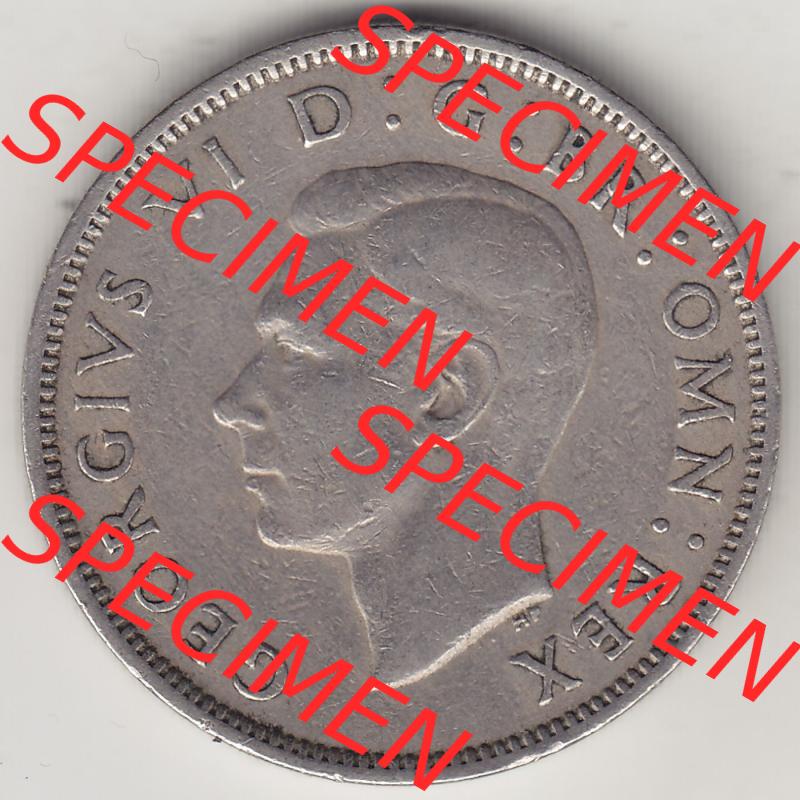 Alte Münzen Großbritannien Eurovorläufer, Umlaufmünze vor Euroeinführung 1949-1951, 2 Schilling, Shillings (Florin) 1949-1, George VI,... Sammlung