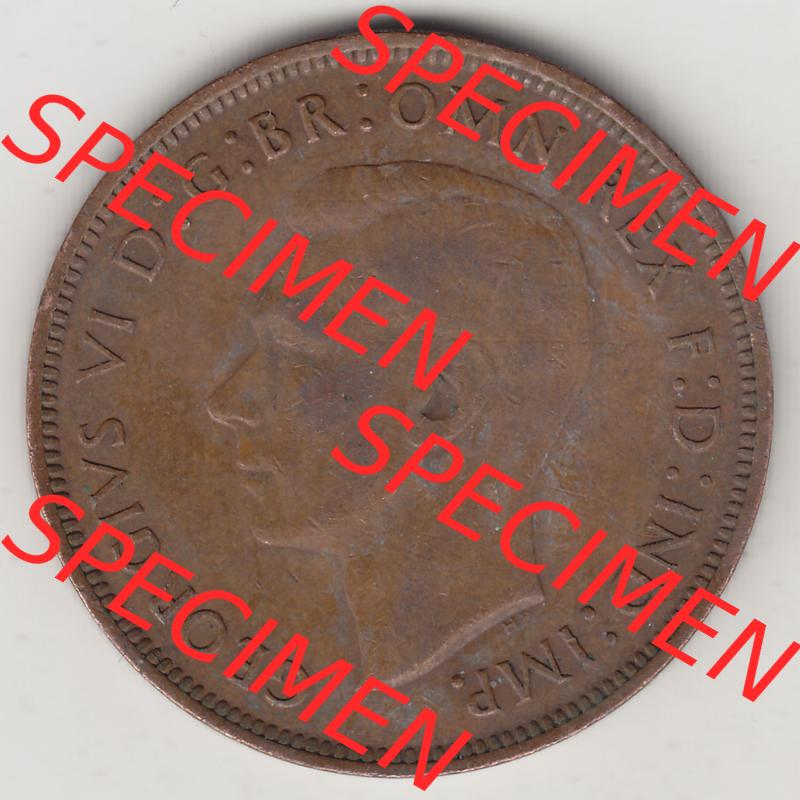 Münzen Großbritannien Eurovorläufer, Umlaufmünze vor Euroeinführung 1937-1948. 1 One Penny 1945-1, George VI, GEORGIVS VI DGBROMNREX FDINDIMP.... Sammlung