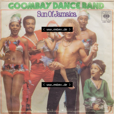 CBS Schallplatten CBS 1979, Goombay Dance Band mit Sun Of Jamaica und Island of Dreams. Vorderseite der Schallplatte aus privater... Sammlung